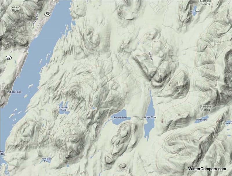 Chimney Mtn Map